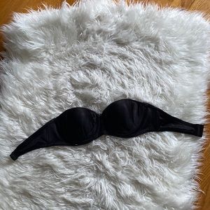 Wonder-bra black strapless bra size 32c